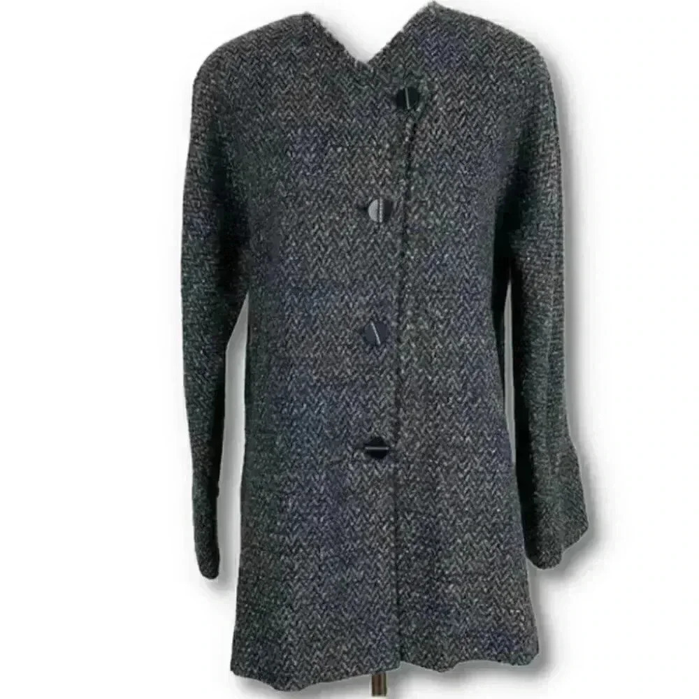 Vtg Hoang Nguyen blazer size 8 lagenlook 45% wool